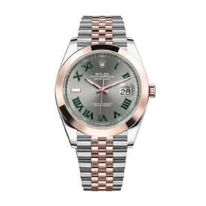 Rolex Datejust Grey Wimbledon | Steel & Rose gold | Jubilee | Smooth