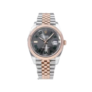 Rolex Datejust Grey Wimbledon | Steel & Rose gold | Jubilee | Fluted