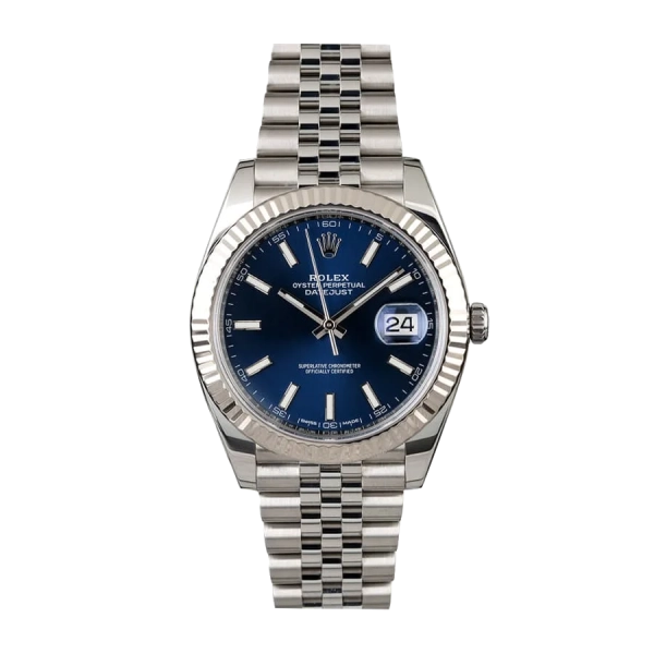 Rolex Datejust Blue | Steel & White gold | Jubilee | Fluted