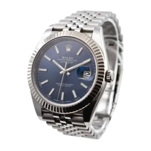 Additional view of Rolex Datejust Blue | Steel & White gold | Jubilee | Fluted