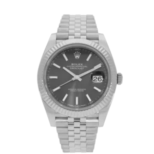 Rolex Datejust Grey | Steel & White gold | Jubilee | Fluted