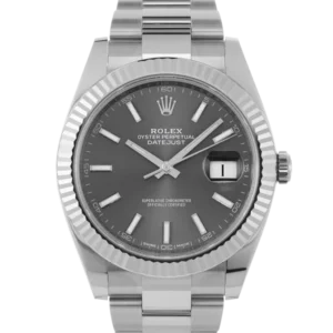 Additional view of Rolex Datejust Grey | Steel & White gold | Oyster | Fluted