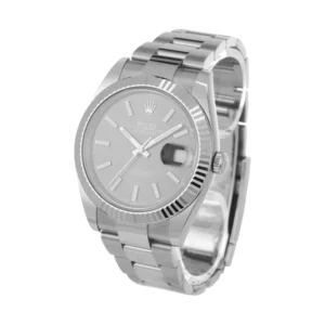Additional view of Rolex Datejust Grey | Steel & White gold | Oyster | Fluted