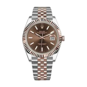 Rolex Datejust Chocolate | Steel & Rose gold | Jubilee | Fluted