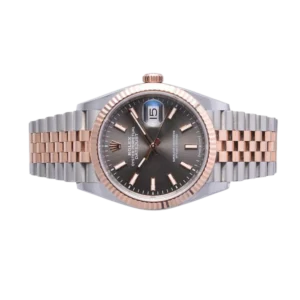 Additional view of Rolex Datejust Black | Steel & Rose gold | Jubilee | Fluted