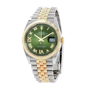 Additional view of Rolex Datejust Mint Green | Steel & Yellow gold | Oyster | Fluted