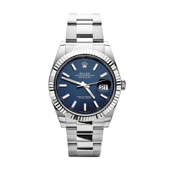 Rolex Datejust Blue | Steel & White gold | Oyster | Fluted
