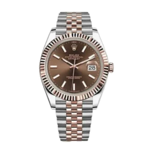 Rolex Datejust Chocolate | Steel & Rose gold | Jubilee | Fluted