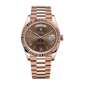 Rolex Day Date Chocolate | Steel & Rose gold | President | Fluted