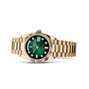 Additional view of Rolex Day Date Green Diamond | Steel & Yellow gold | President | Fluted