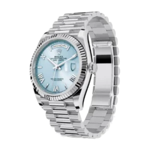 Additional view of Rolex Day Date Ice Blue | Steel & White gold | President | Fluted