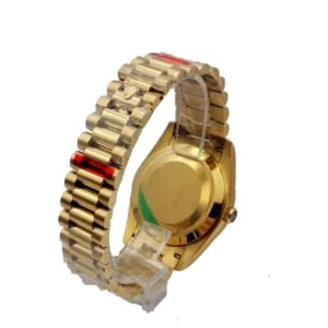 Additional view of Rolex Day Date Black | Steel & Yellow gold | President | Fluted