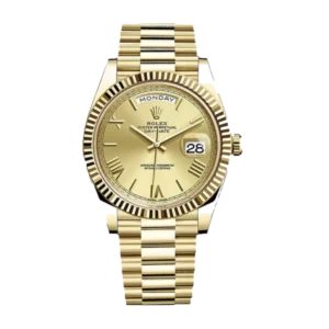 Rolex Day Date Champagne &  Gold | Steel & Yellow gold | President | Fluted