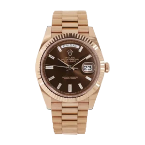 Rolex Day Date Chocolate | Rose Gold | President | Fluted