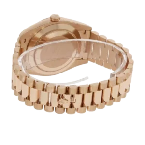 Additional view of Rolex Day Date Chocolate | Rose Gold | President | Fluted