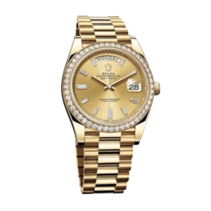 Additional view of Rolex Day Date Champagne & Gold & Diamond | Steel & Yellow gold | President | Diamond Bezel