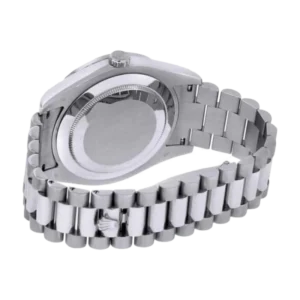 Additional view of Rolex Day Date Black & Diamond | Steel & White gold | President | Diamond Bezel