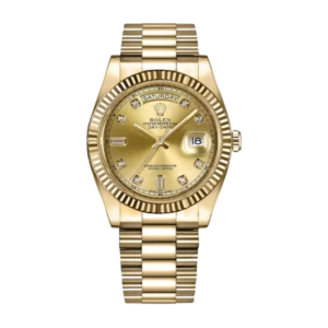 Rolex Day Date Champagne &  Gold | Steel & Yellow gold | President | Fluted