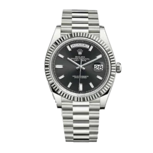 Rolex Day Date Grey | Steel & White gold | President | Fluted