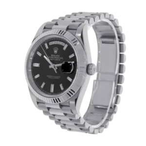Additional view of Rolex Day Date Grey | Steel & White gold | President | Fluted
