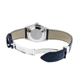 Additional view of Rolex Day Date Blue | Navy Blue | Alligator Leather | Fluted