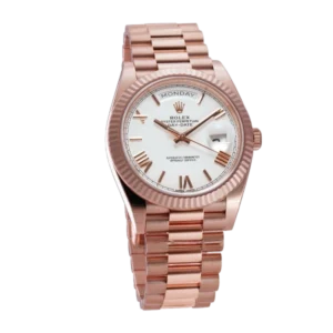 Additional view of Rolex Day Date White | Rose Gold | President | Fluted