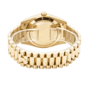 Additional view of Rolex Day Date Green Ombre | Rose Gold | President | Fluted