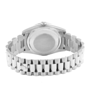 Additional view of Rolex Day Date Diamond &  Blue Ombre | Steel & White gold & Diamond | President | Fluted