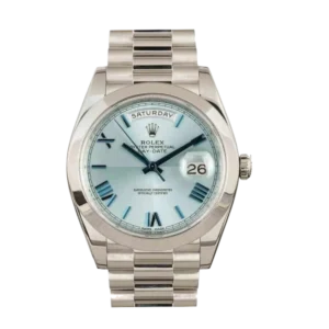 Rolex Day Date Ice Blue | Steel & White gold | President | Smooth