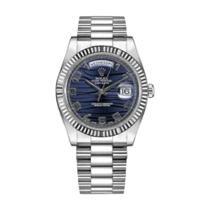 Rolex Day Date Blue Wave | Steel & White gold | President | Fluted