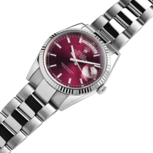 Additional view of Rolex Day Date Pink Ombre | Steel & White gold | President | Fluted