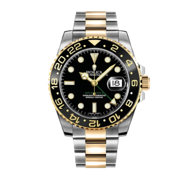 Rolex GMT Master II 116713 | Steel & Yellow gold, Black | Oyster
