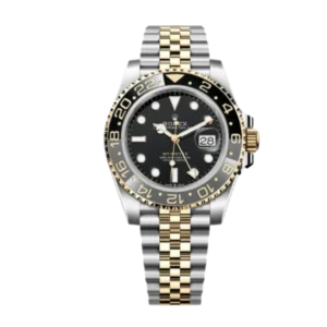 Rolex GMT Master II 126713GRNR | Steel & Yellow gold, Black | Jubilee