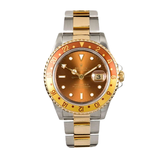 Rolex GMT Master II 16713 | Steel & Yellow gold, Brown | Oyster