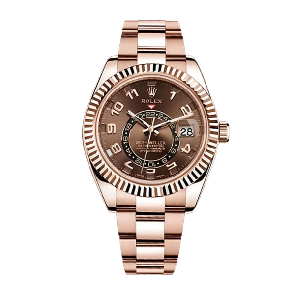 Rolex Sky Dweller 326935-0003 Rhodium, Chocolate | Everose Gold | Oyster
