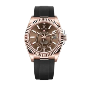 Rolex Sky Dweller 326235 Rhodium, Chocolate | Black, Everose Gold | Oysterflex