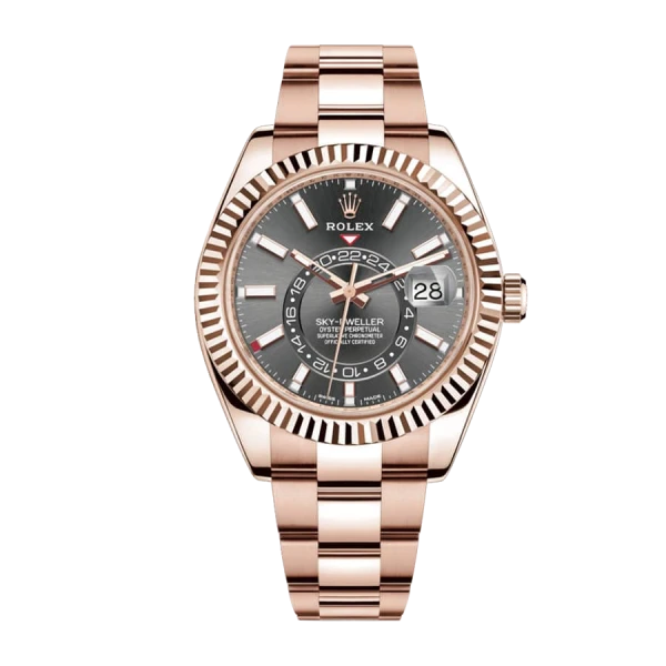 Rolex Sky Dweller 326935-0007 Rhodium, Grey | Everose Gold | Oyster