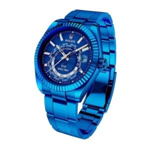 Additional view of Rolex Sky Dweller 326934 World Timer Rhodium, Blue | Blue | Oyster