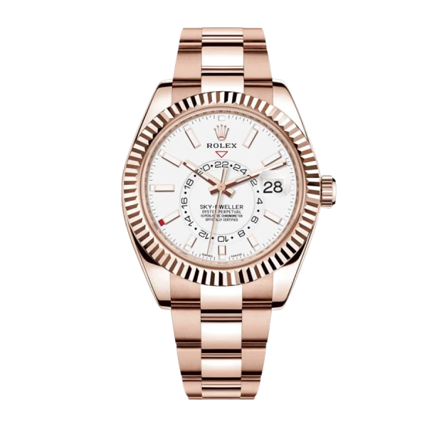 Rolex Sky Dweller 326935-0005 White | Everose Gold | Oyster