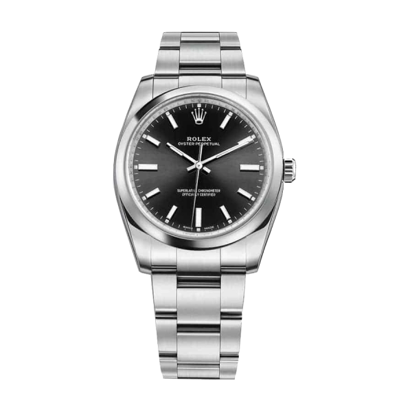 Rolex Air King 114200 Black | Stainless Steel 904L | Oyster | Smooth