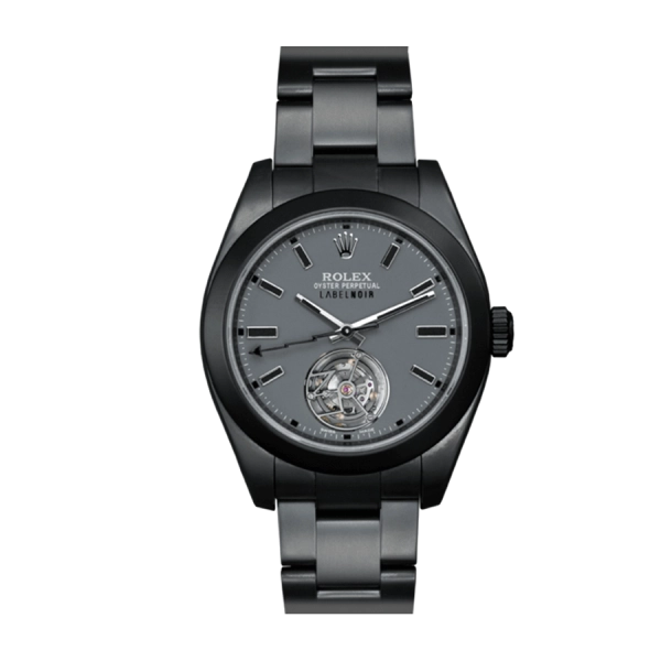 Rolex Milgauss Label Noir Black | Steel & White gold, Black | Oyster | Smooth