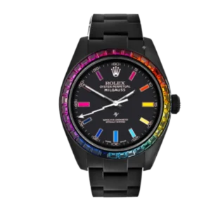 Rolex Milgauss Black | Steel & White gold, Black, Diamond | Oyster | Sapphire bazel