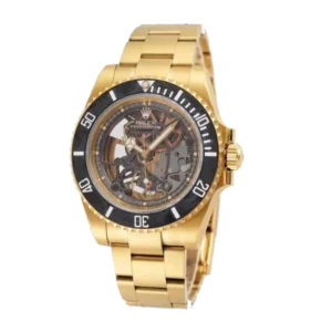 Additional view of Rolex Submariner Skeleton 114200 Gold | Yellow gold, Black | Oyster