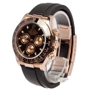 Additional view of Rolex Daytona 116515LN-0012 Black Rose Gold | Rubber, Rose Gold, Black | Oysterflex | Tachymeter