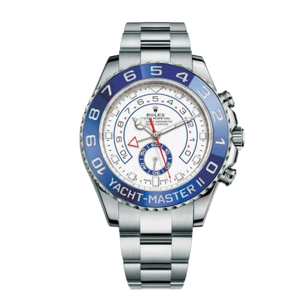 Yacht Master II 116680 White | Steel & White gold, Blue | Oyster