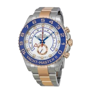 Additional view of Yacht Master II 116621 White | Steel & Rose gold, Blue | Oyster