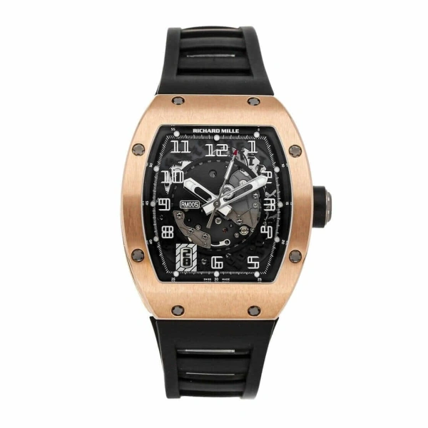 Richard Mille RM 055 Skeleton RM005 | Black, Rose Gold