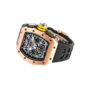 Additional view of Richard Mille RM 011 Skeleton RM 011 | Rose Gold, Black