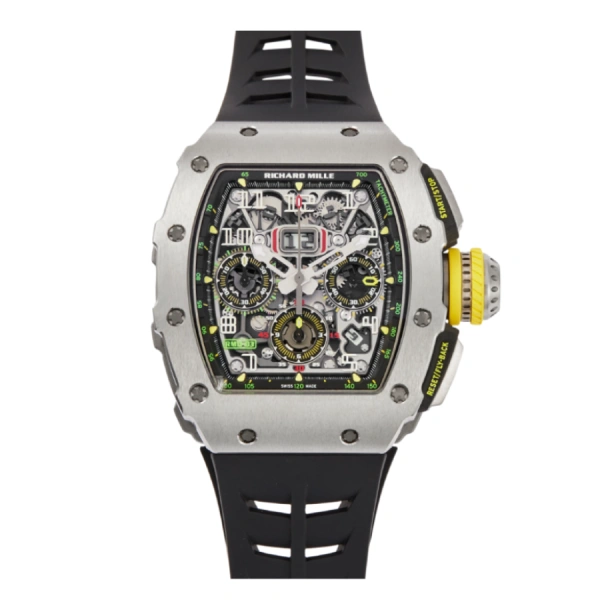 Richard Mille RM 011 Skeleton RM11-03 | Steel & White gold, Black