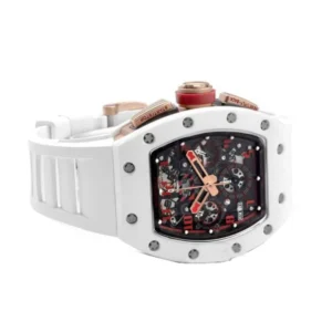 Additional view of Richard Mille RM 011 Skeleton RM 011-FM | White, Red